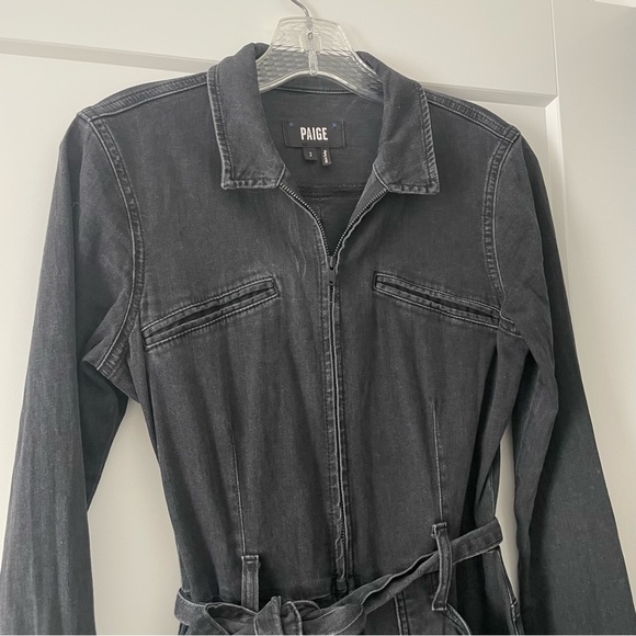 Revolve Paige Denim Black Jett jumpsuit - Picture 6 of 6